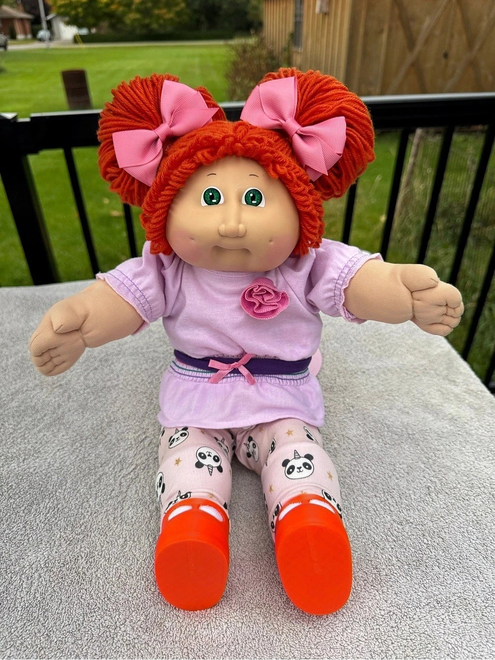 💗Cabbage Patch girl red hair green eyes💗